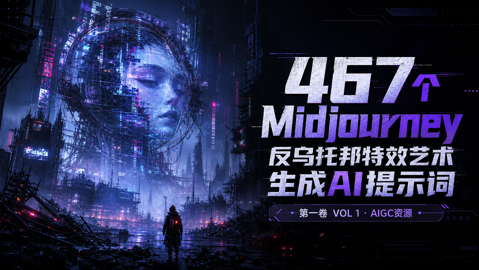 467个Midjourney反乌托邦特效艺术生成AI提示词第一卷 VOL 1-AIGC资源