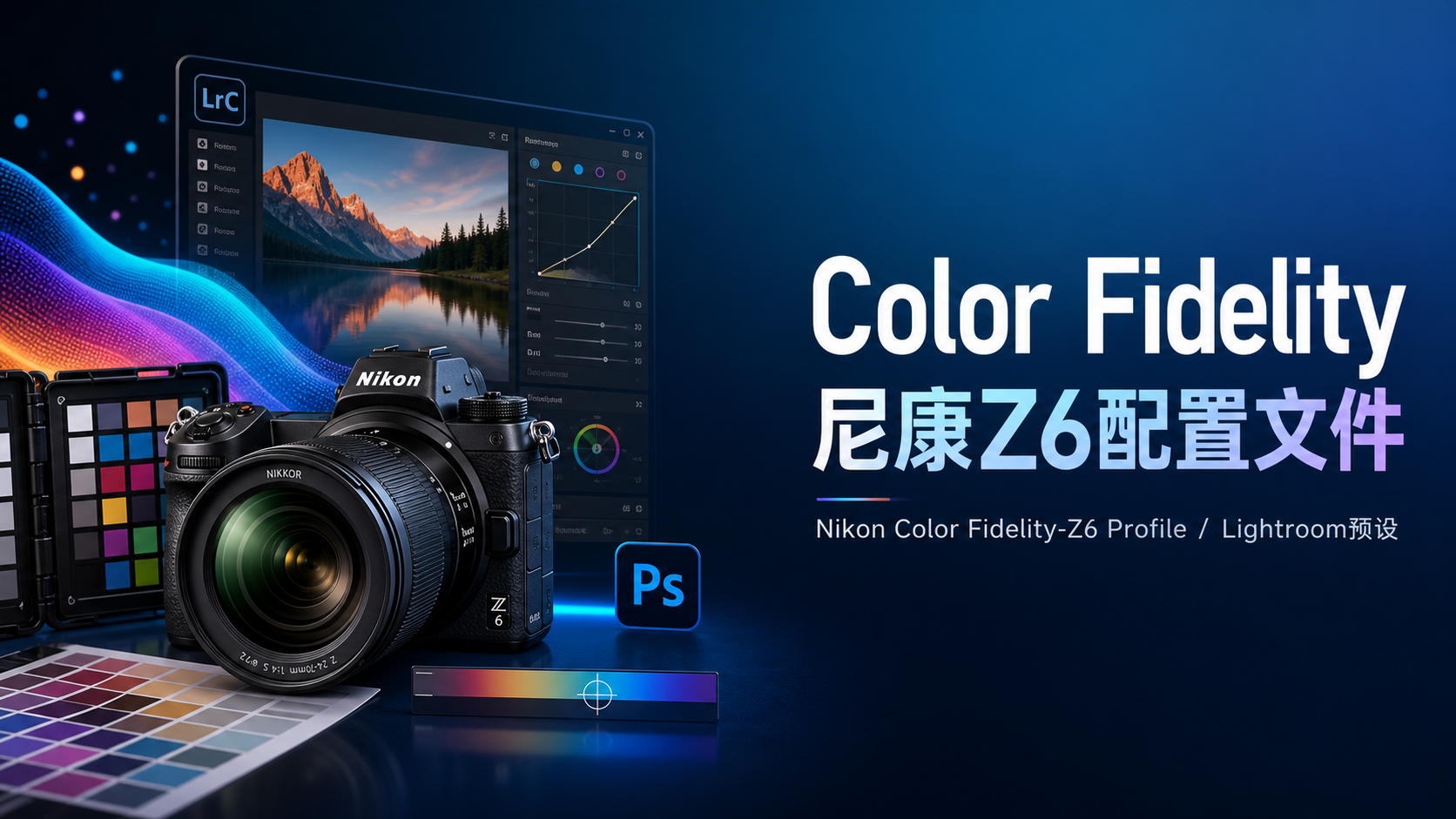Color Fidelity-尼康Z6配置文件Nikon Color Fidelity-Z6 Profile-Lightroom预设
