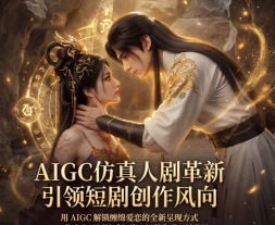 云驿AIGC仿真人竖屏剧合欢宗全流程制作解析2026【画质高清有资料】